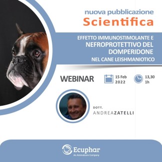 Primo appuntamento di Webinar live sulla leishmaniosi canina anno 2022